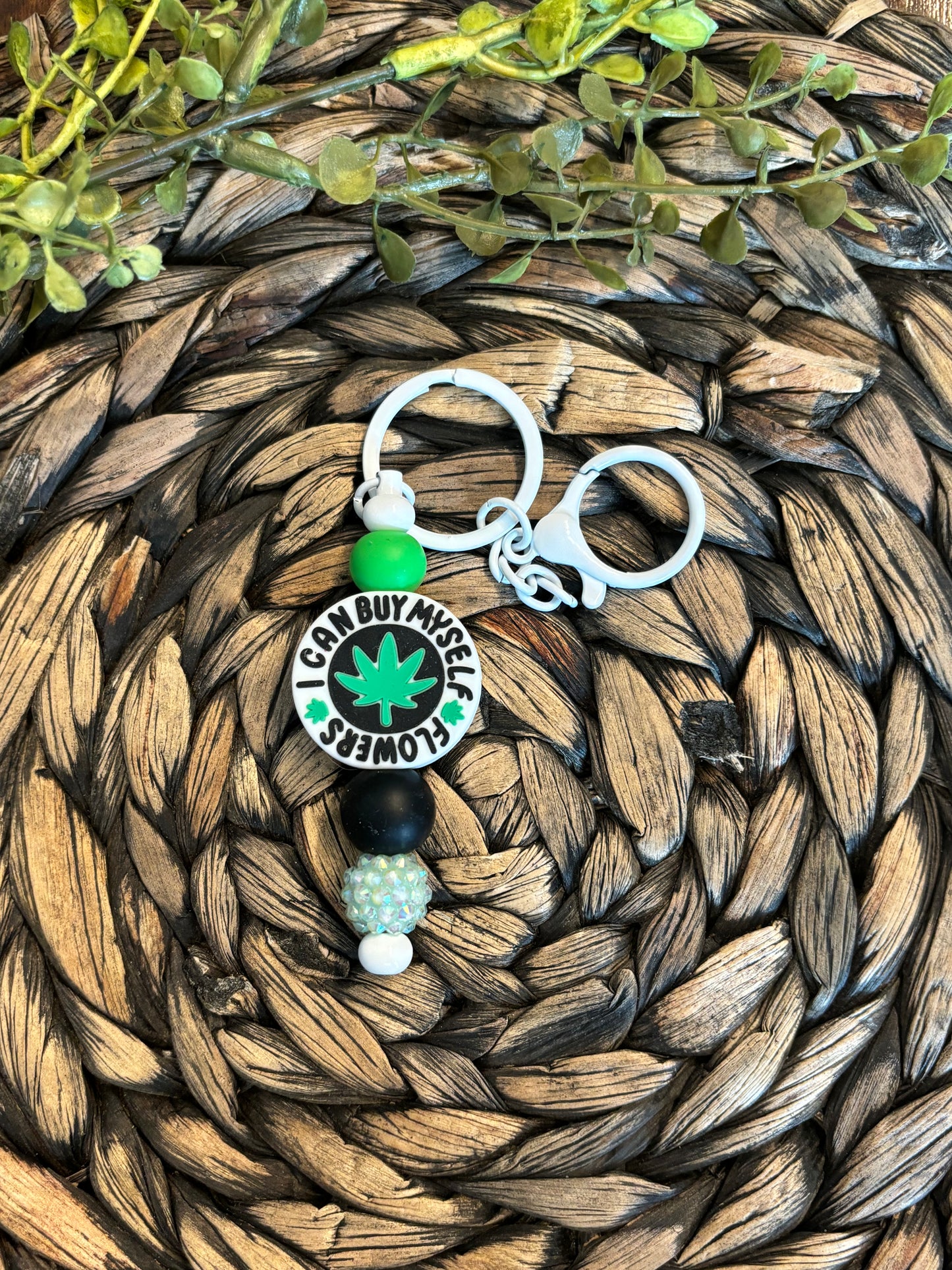 I Can Buy Myself Flowers  (Metal Keychain)